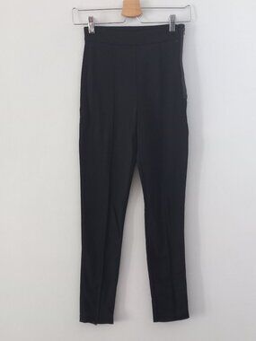 MAJE black zippered leggings